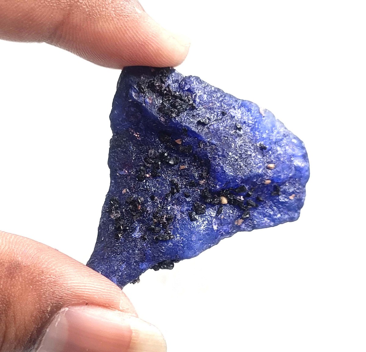 Dyed 182.95 Natural Blue Sapphire Uncut Rough Certified Gemstone