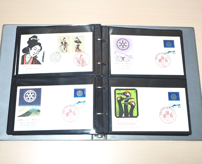 Japanese Stamps First Day Cover 1978 Commemorative Stamp Set of 46
