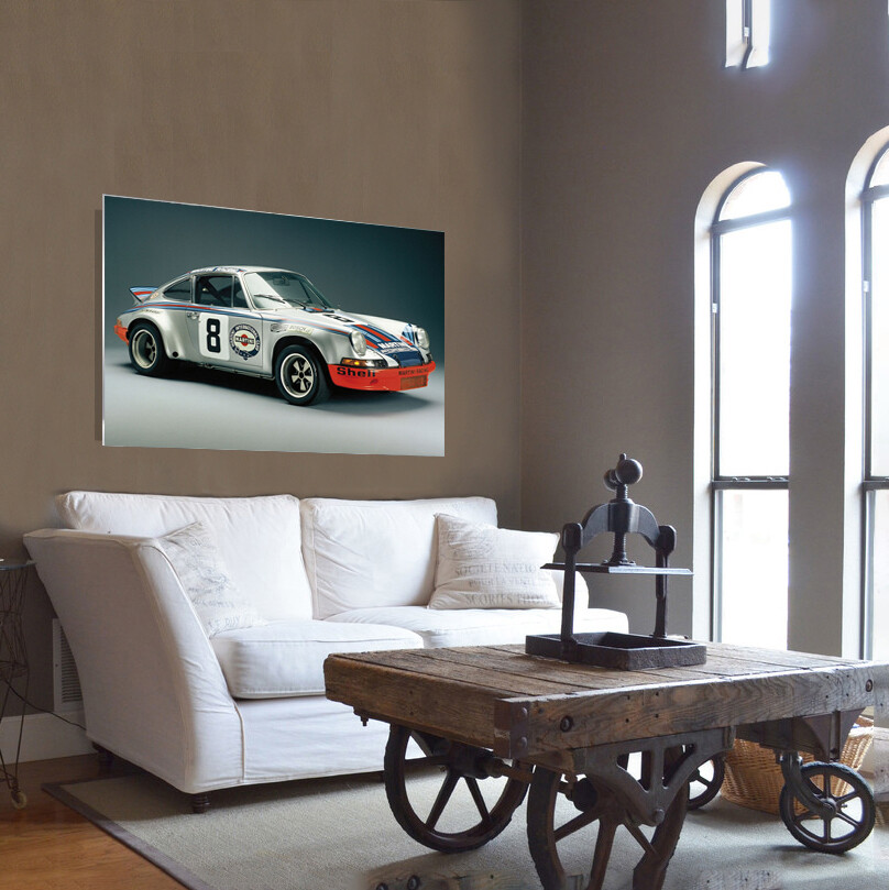 Classic Porsche 911 Carrera RS, RSR (GP Edition) Poster Print - Set of 4