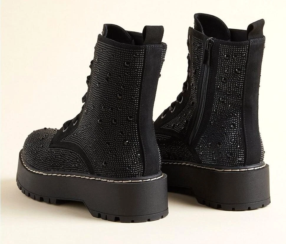 Betsey johnson hotsell combat boots