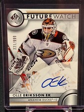 2023-24 SP Authentic Future Watch Auto #120 Olle Eriksson Ek! #771/999