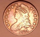 1824 O-114 R5! Bust Half No Reserve