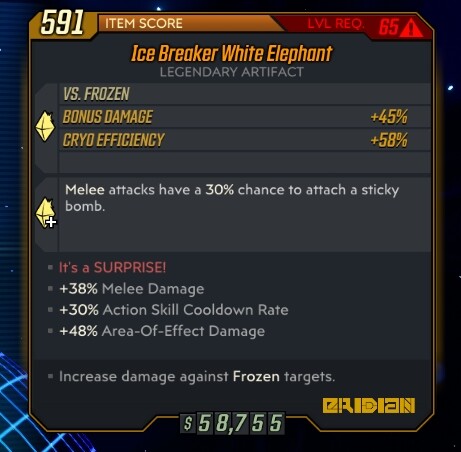 DLC 1-6 - PC/PS4/PS5/XBOX - Custom Level 72 Artefakte - Borderlands 3 - Bild 164 von 197