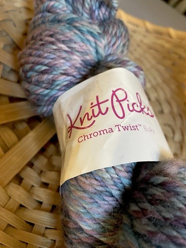 Knit Picks Chroma Twist Bulky - 1 Hank - Superwash Wolle & Nylon - Lavendelblau