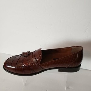 stacy adams genuine snakeskin shoes