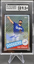 2020 Topps Chrome TONY GONSOLIN ‘85 Mojo Refractor RC Auto /149 SGC 9.5 AUTO 10!