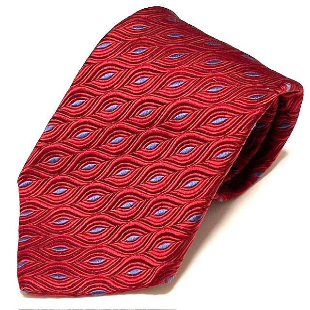 Robert Talbott Tie Stunning Red Wave Eye Luxury B… - image 18