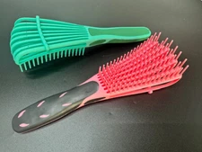 2 Detangling Hair Brush For Straight Curly Natural Processed Wigs Massage Brush