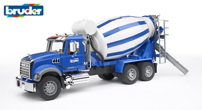 Bruder Spielzeug 02814 MACK Granite Betonmisch LKW Betonmischer Ausstellungsstüc