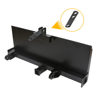 #ad 3 Point Attachment Adapter Skid Steer Trailer Hitch Front Tractor Loader Case $244.02