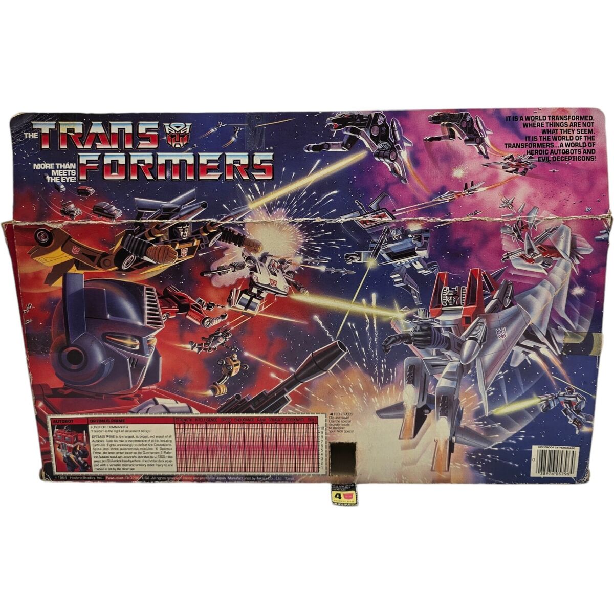 Vintage Optimus Prime G1 Transformers Autobot Commander 100 Vintage Optimus Prime G1 Transformers Autobot Commander 100