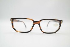 Vintage JOOP 124-008 Brown Gold Square Glasses Eyeglass Frame NOS