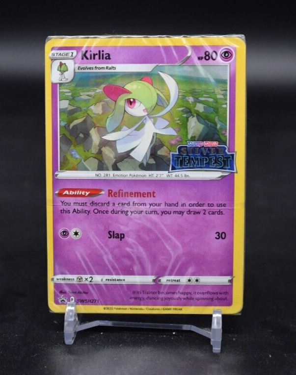 pokémon prerelease cards value Silver Tempest Kirlia Promo Deck Pre-Release Kit Sealed