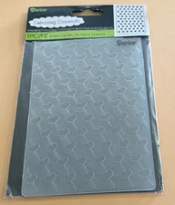 Darice Embossing Essentials Folder HEARTS DIAGONAL 4.25" x 5.75"