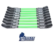Michigan Motorsports LS Truck Spark Plug Wire Set Green 10mm LM7 LQ4 LR4 L33 LQ9