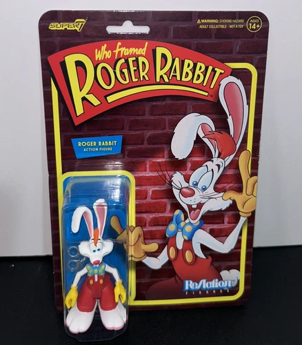 Who Framed Roger Rabbit Wave 1 Reaction Super7 Figure 3.75" NEW SEALED