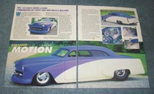1954 Chevy Bel Air Custom Pro Street Vintage Article "Strange Motion"