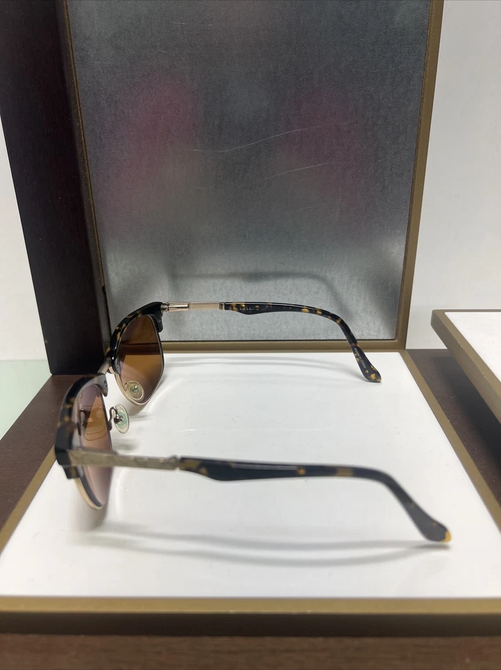 Gafas de sol NICOLE MILLER STUDIO NMS 16 10 gris tortuga lentes tintadas 50-21-130 Foto 4 de 4