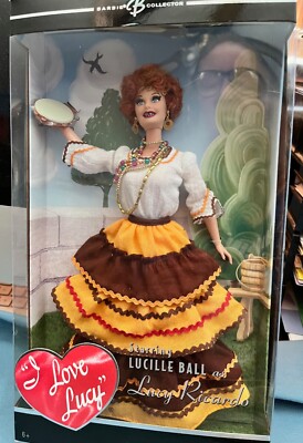 Barbie Collector: Barbie As Lucy Ricardo From "The Operetta" I Love Lucy Episode - 13.5" Nostalgic TV Doll - View #2