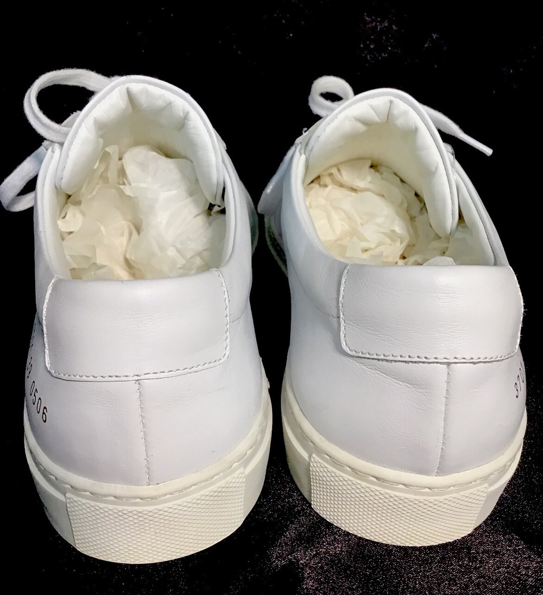Woman By Common Projects Achilles Low Top Leather White Sneaker