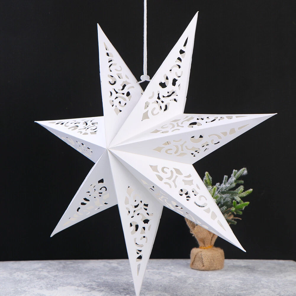 3d star hollow out lantern Paper Light Shades Paper Star Lampshade