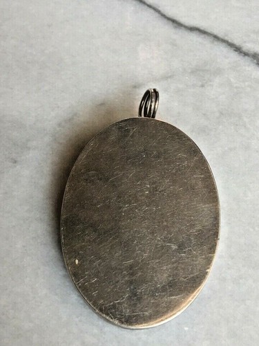 LARGE VINTAGE HENRYK WINOGRAD PURE 999 SILVER BEAUTY PENDANT - Bild 4 von 7