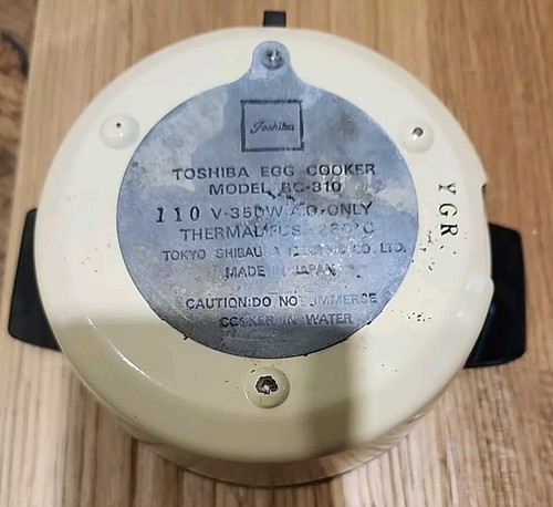 Toshiba Eierkocher BC-310 Tokyo Automatic Vintage Japan 120V Shibaura getestet - Bild 10 von 10