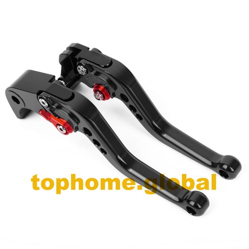 Palancas de freno de embrague corto CNC negras para Suzuki GSXR1000 2009-2022 EE. UU. 2016 2017 - Imagen 2 de 4