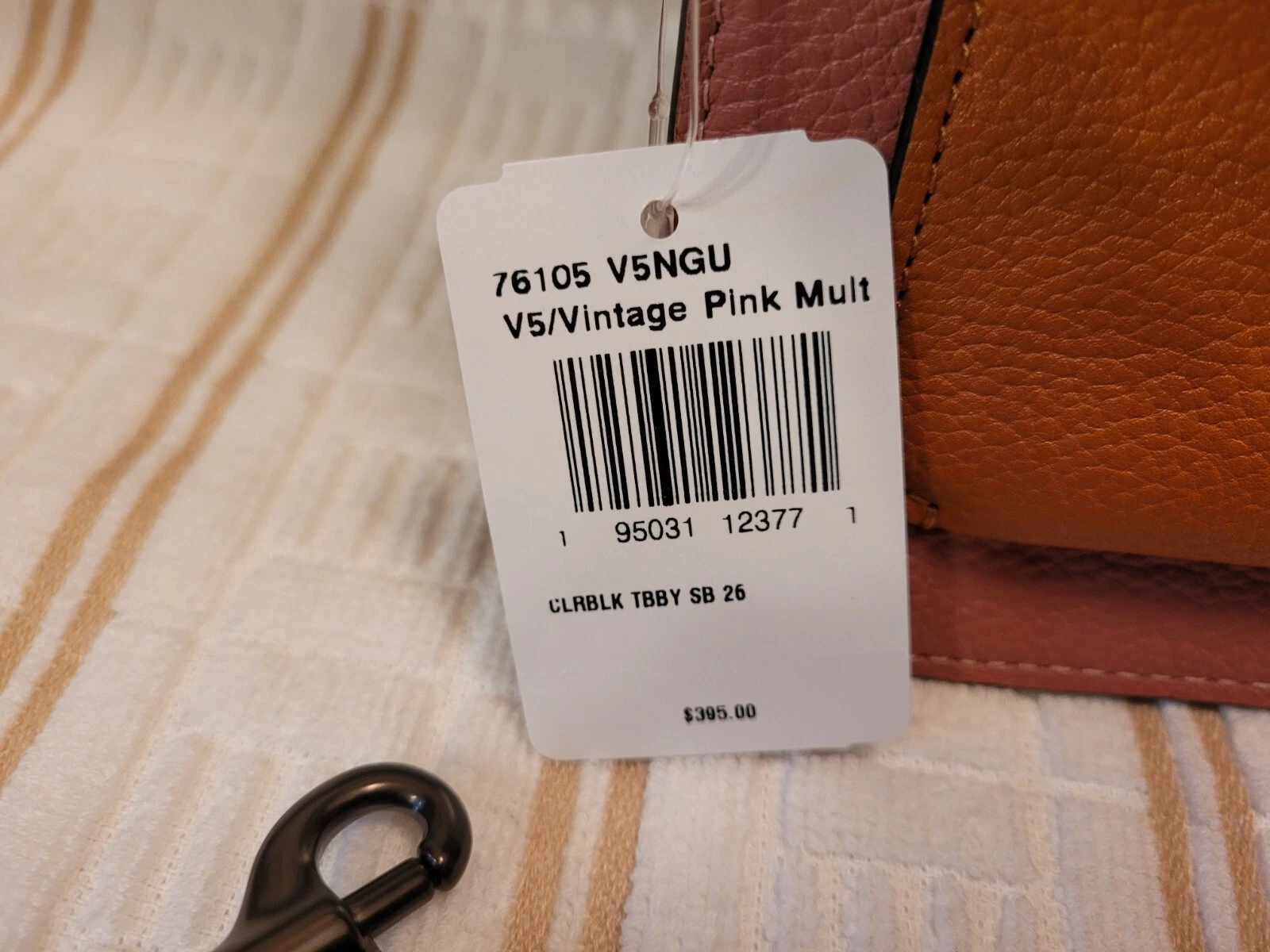 Borsa a tracolla tracolla Coach Tabby color block 76105 nuova con etichette orig $395