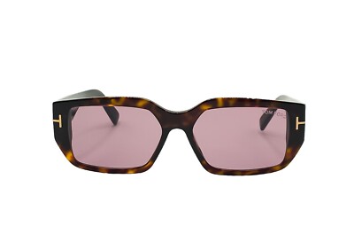 TOM FORD Silvano-02 TF 0989 Sunglasses Havana /Rosewood