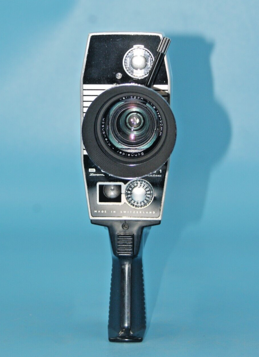 VINTAGE Paillard Bolex S1 Zoom Reflex Camera 1964 8mm with Extras