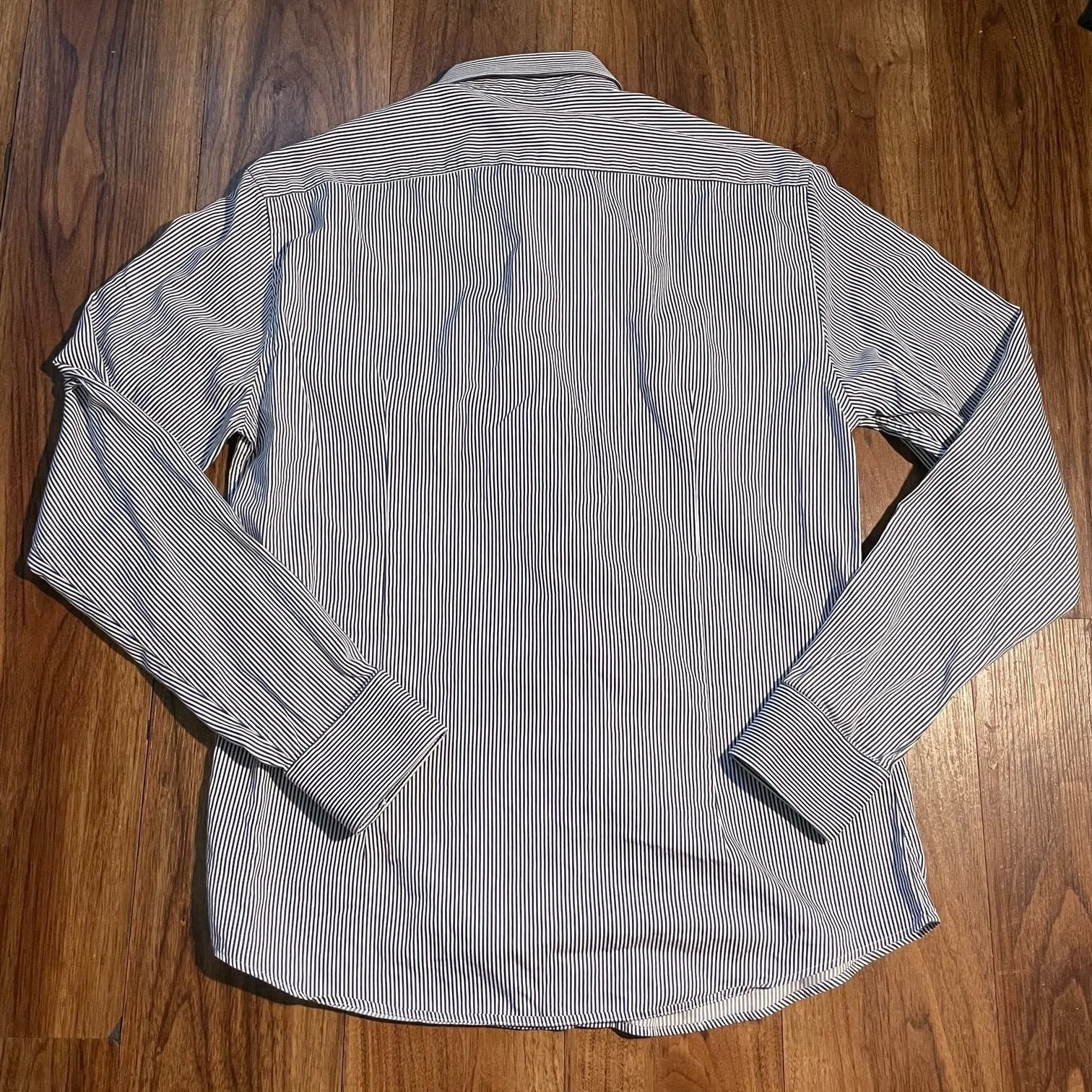 Versace Collection Camicia elegante uomo trend fit manica lunga con bottoni a righe 16 41