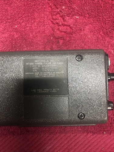 Motorola MT1000 VHF 16 Ch. 146 To 174 MHz.W DTMF Keypad Tested And Working 100 % - Afbeelding 3 van 6
