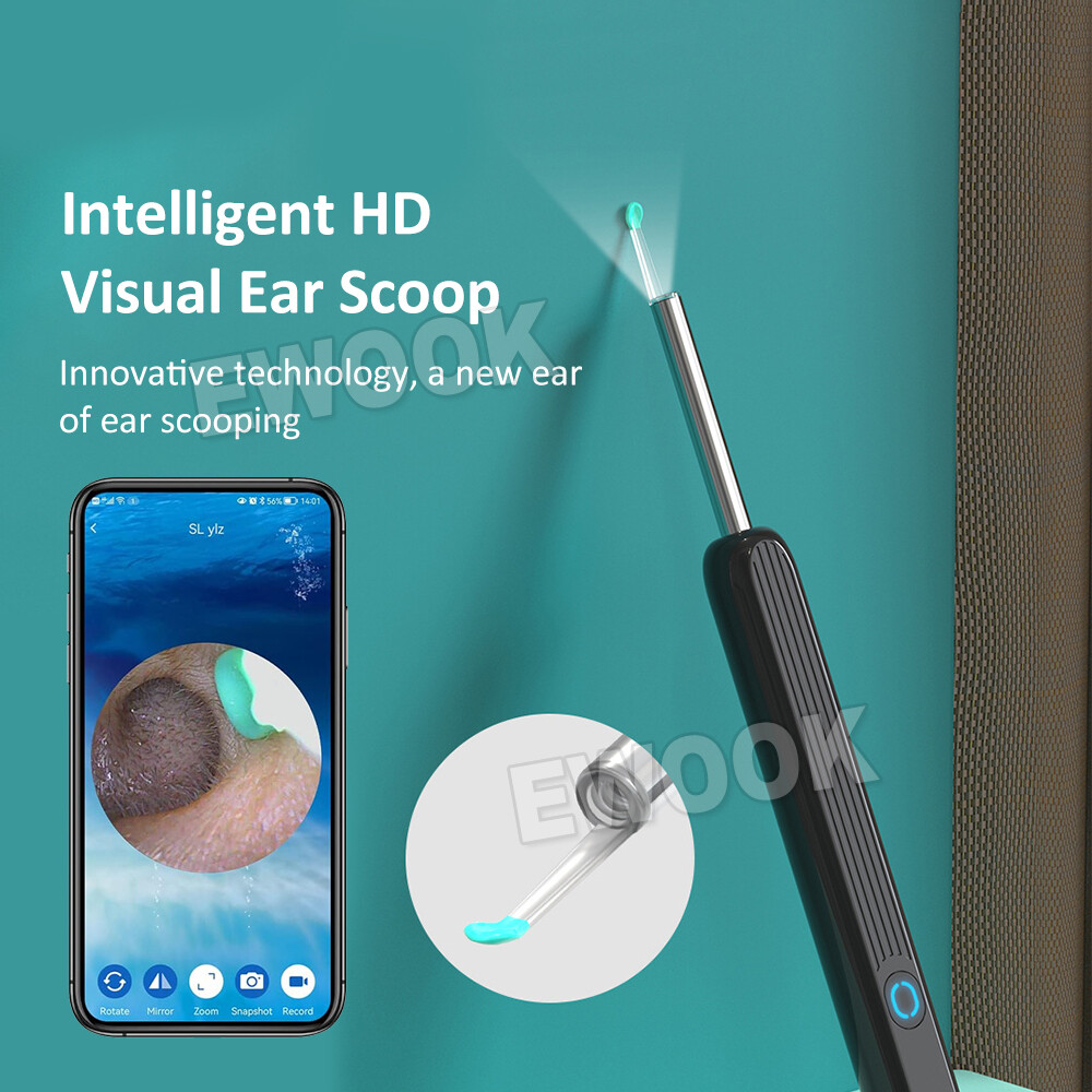 Ear Wax Remover Ear Cleaner Removal Camera Cleaning Pick Tool LED Light