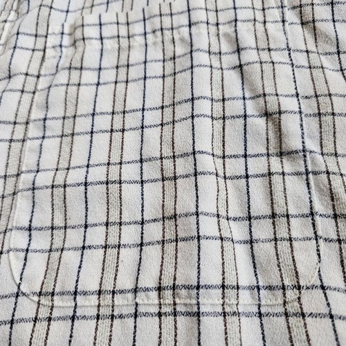 Trader Bay Tattersall Checked Long Sleeve Button Down Brown Navy Cream Medium - Picture 5 of 10