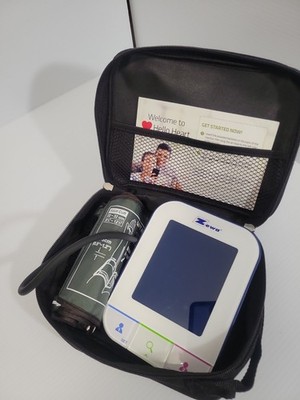 ZEWA Automatic Digital Upper Arm Cuff Blood Pressure Monitor Bluetooth UAM-910BT