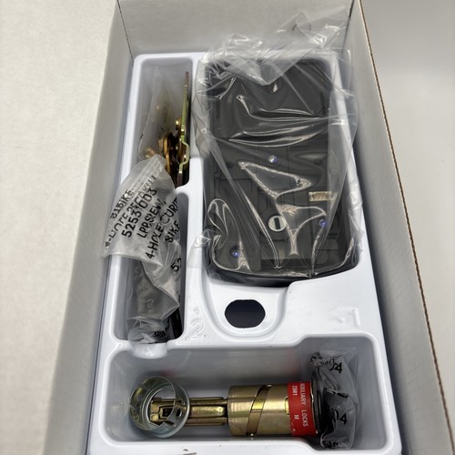 Kwikset SmartCode 270 Keyless Deadbolt Lock Matte Black – Open Box New - Picture 3 of 4
