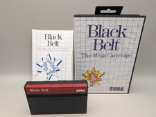 Black Belt (Sega Master System) Complete in Box CIB Tested Working Free Shipping