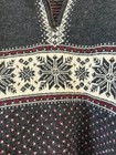 DALE OF NORWAY Black and White 1/4 Zip Fair Isle Wool Knit Sweater Size S — photo 3