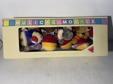 Dakin Circus Animal Musical Crib Mobile 1985 New Open Box Tested Works See Video