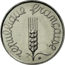 [#77792] Coin, France, 5 Centimes, 1961, AU(55-58), Chrome-Steel, KM:E104, Gadou