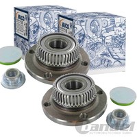 2X Vaico RADLAGER-SATZ Hinten Passend FüR Seat Arosa Cordoba Ibiza VW Lupo Polo