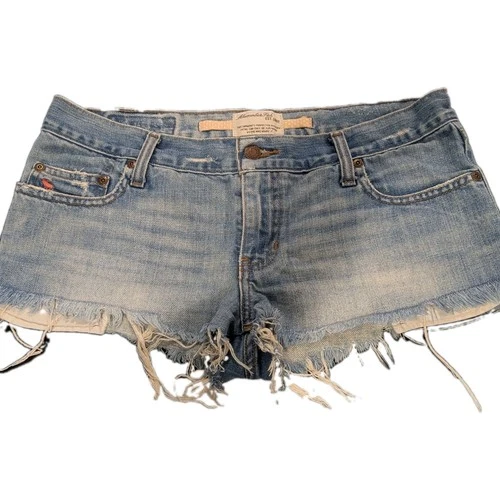 Vintage 2000s Abercrombie And Fitch Denim Shorts- As Seen On Brittney Spears 6us