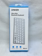 Anker Ultra Compact Slim Profile Bluetooth Keyboard, Silver Lightweight