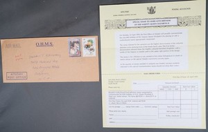 Mayfairstamps Aitutaki Post Office Official to Los Angeles CA cover cca_11741
