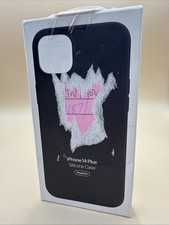 Genuine Apple Silicone Case W/ MagSafe for iPhone 14 Plus - Midnight