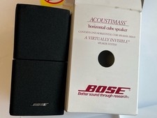 Bose Acoustimass Lifestyle Center Speaker Horizontal Double Cube Black Brand New