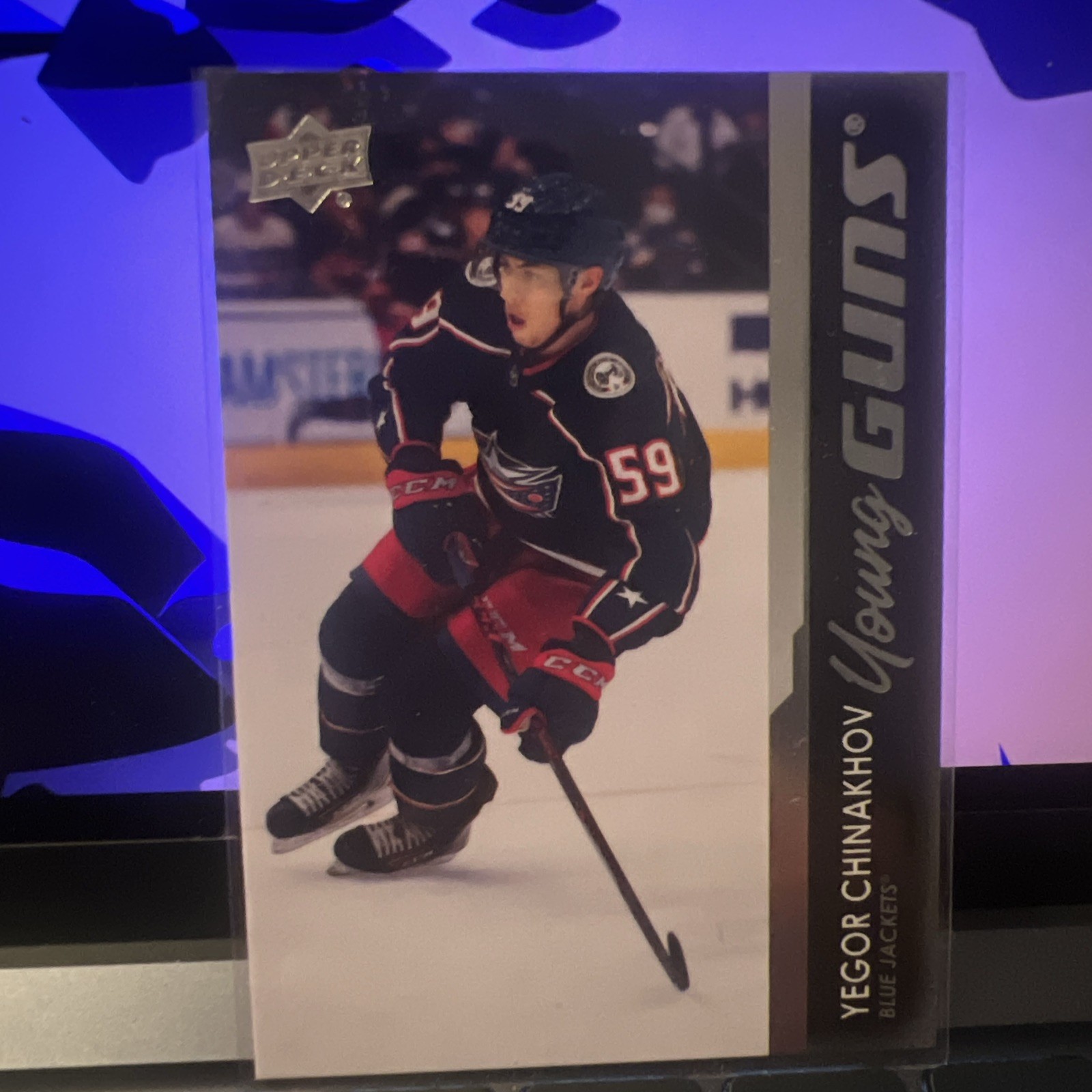 2021-22 Upper Deck Series 2 Young Guns French Yegor Chinakhov #471 Rookie RC NM