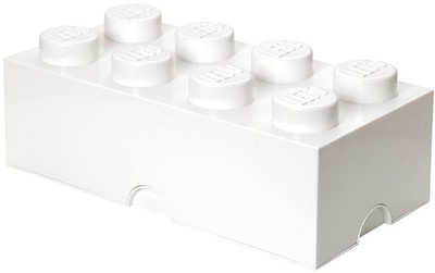 LEGO Aufbewahrungsstein STORAGE BRICK 8 12 Liter weiß