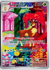 Sawsbuck 166/162 SV05 Temporal Forces Illustration Rare Holo NM C on eBay